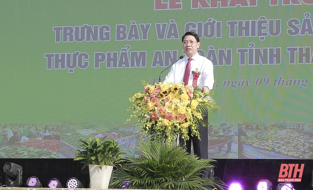 Khai trương trưng bày, giới thiệu sản phẩm nông sản, thực phẩm an toàn tỉnh Thanh Hoá năm 2023