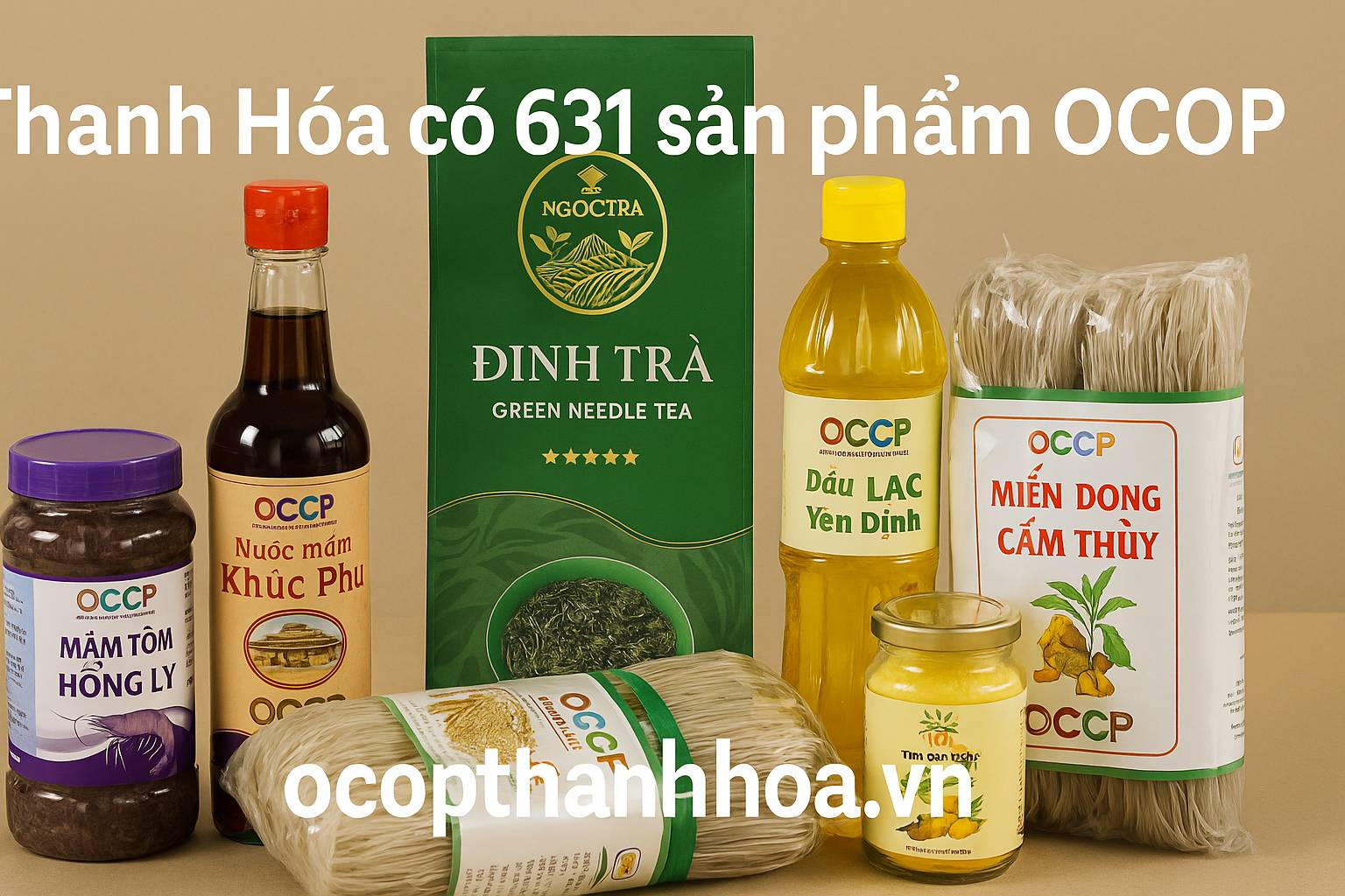 Thanh Hóa: 631 sản phẩm OCOP được công nhận – Khẳng định thương hiệu nông sản xứ Thanh